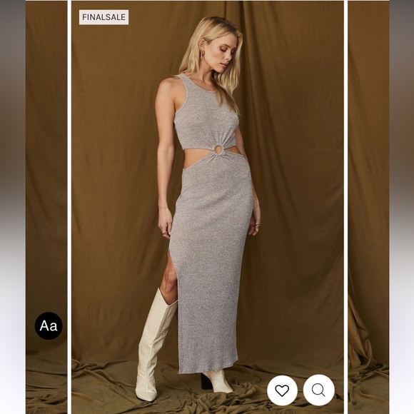 12th Tribe Sutton Cocoa Knit Maxi Dress - Picture 3 of 10